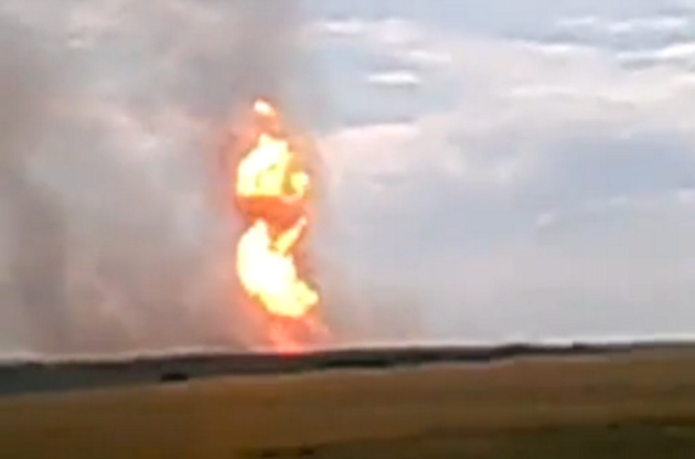 У Полтавській області вибухнув газопровід "Уренгой-Помари-Ужгород"