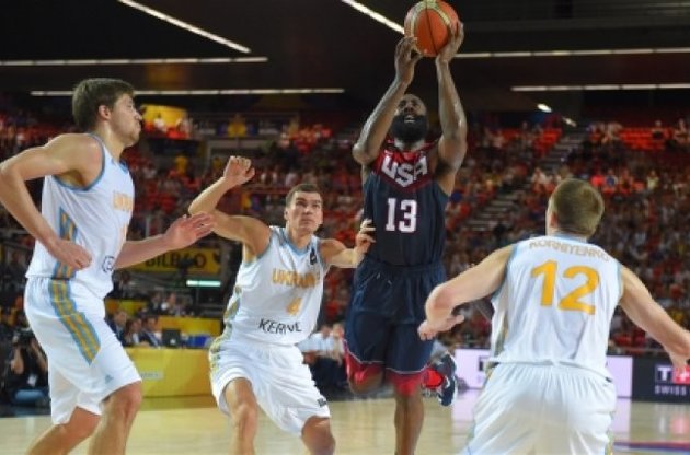 Сборная Украины не сумела одолеть США