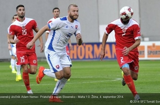 Словаччина потренувалася на аутсайдері перед зустріччю з Україною