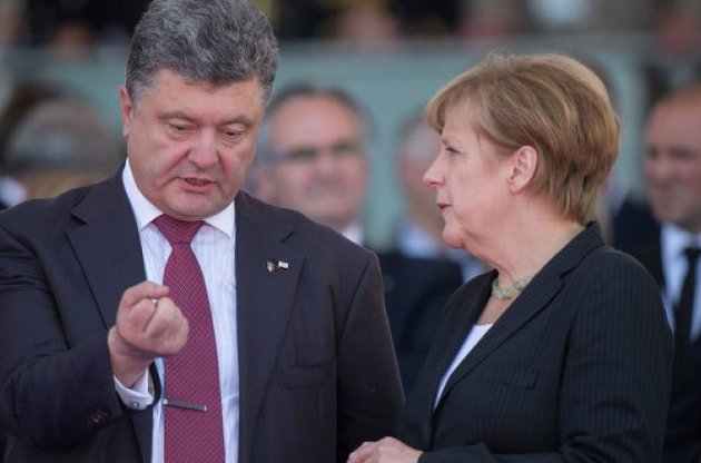 Порошенко и Меркель поговорили о перемирии в Украине