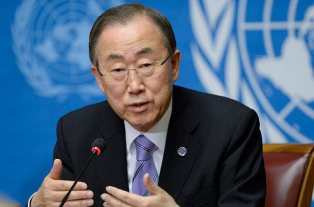 Генсек ООН похвалил Порошенко за "мужественное" перемирие с террористами