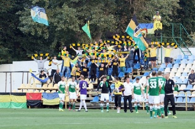 Команда первой лиги вошла в историю украинского футбола