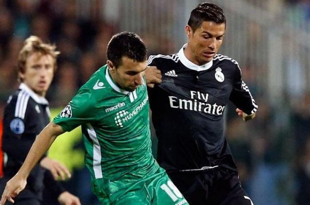 Кріштіану Роналду вдалося вразити ворота суперника в матчі з &quot;Лудогорцем&quot;