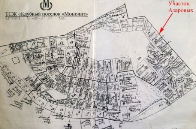 Семейство Азарова владеет особняком в элитном Подмосковье