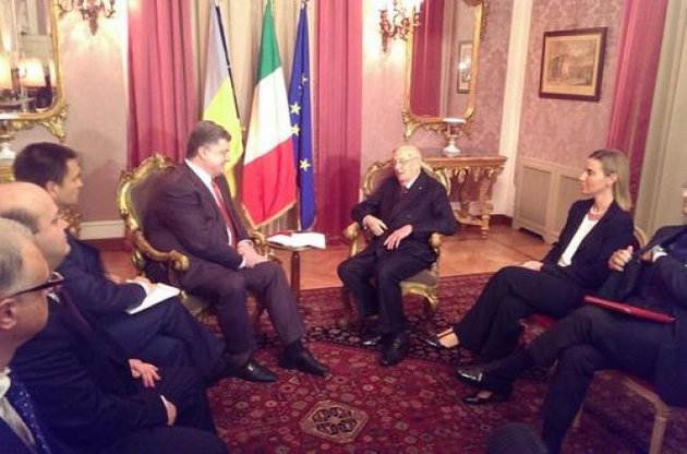 Президент Италии назвал ситуацию в Донбассе трагедией, которая наносит вред всей Европе