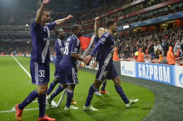 &quot;Андерлехт&quot; сумел отыграться, уступая 0:3 за полчаса до финального свистка