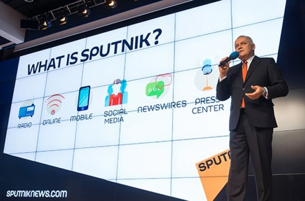 Кисельов запустив нове міжнародне медіа Sputnik