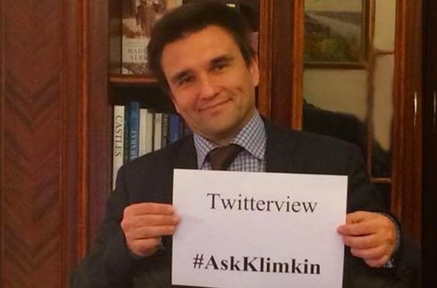 Клімкін проведе твиттервью