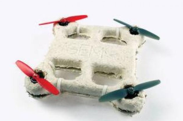 Беспилотник в основном сделан из грибов и бактерий.