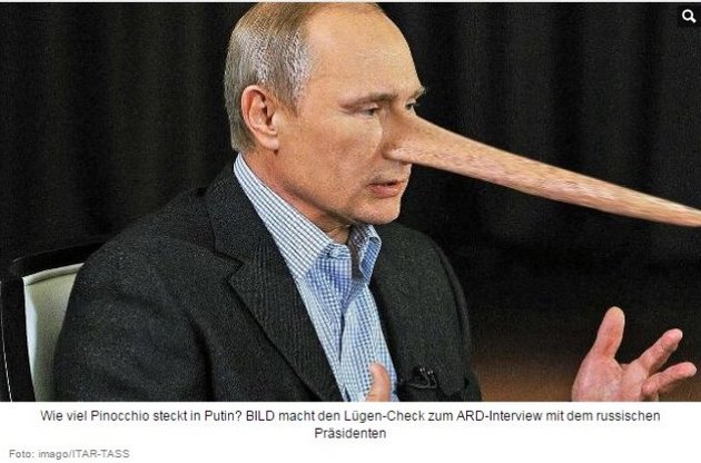 Путін намагається змусити і західну аудиторію дивитися на світ очима Кремля