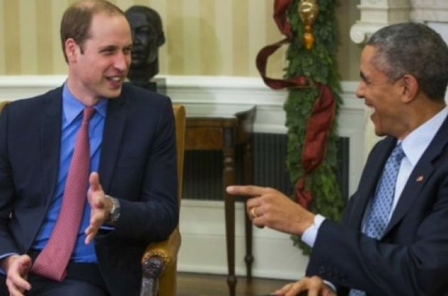Принц Уильям и Обама впервые провели переговоры