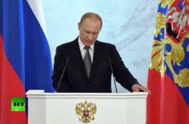 Путин вычеркнул критику властей Киева из текста послания к Федеральному собранию - The Time
