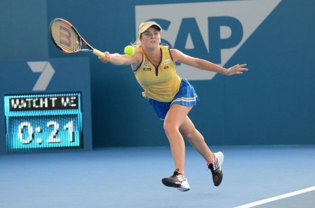 Элина Свитолина выиграла в первом матче 2015-го года