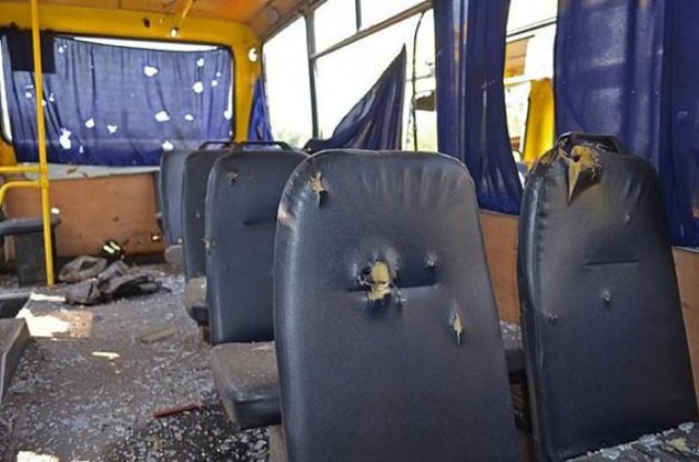 Автобус под Волновахой обстреляли из Докучаевска для российских СМИ - Генштаб
