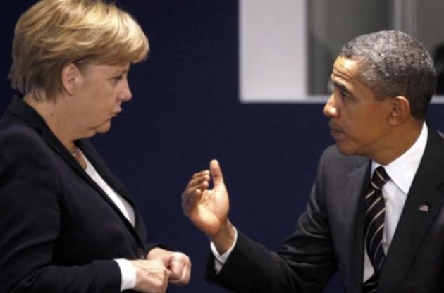 Обама и Меркель обсудили финансовую поддержку Украины