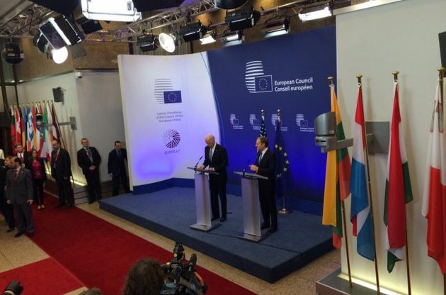 Джо Байден встретился в Брюсселе с Дональдом Туском