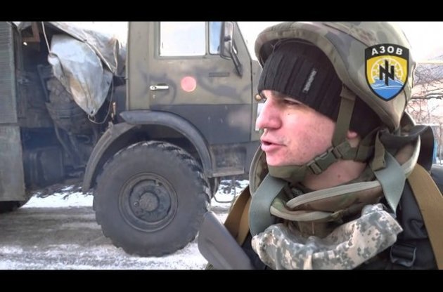 Полк "Азов" обнародовал видео освобождения Широкино под Мариуполем