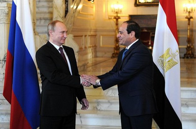 Путін хоче зробити Єгипет своїм союзником.