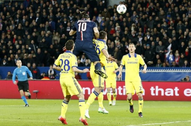 Златан Ибрагимович не попал по воротам &quot;Челси&quot;