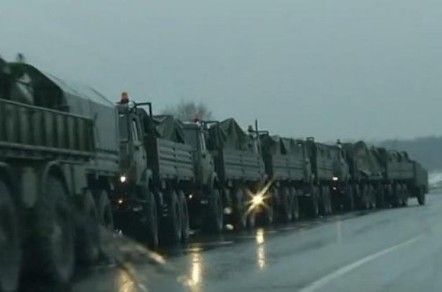 Около Новошахтинска замечено значительное скопление военной техники РФ – "Азов"