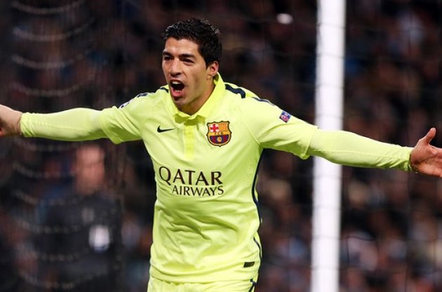 Луис Суарес принес победу "Барселоне" над "МанСити"