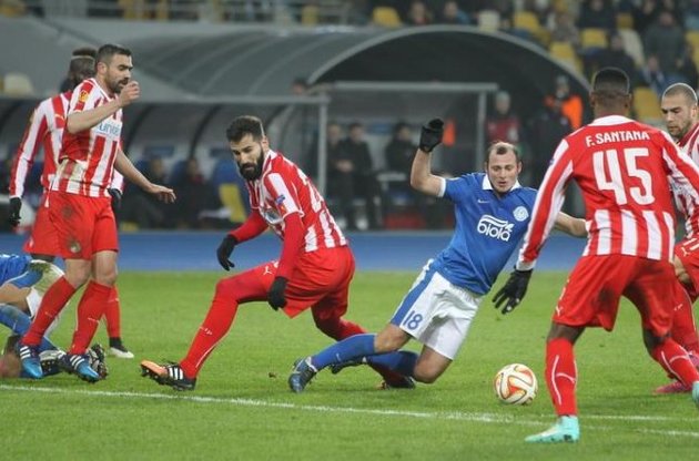 У Києві &quot;Дніпро&quot; впевнено обіграв &quot;Олімпіакос&quot; 2:0