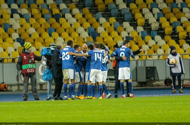 Чотири тижні тому "Дніпро" забив два голи у ворота "Олімпіакоса" на стадіоні "Олімпійський"