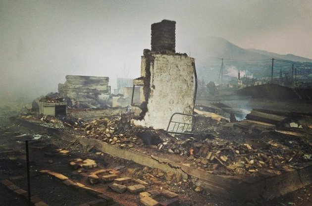 На поточний момент згоріло понад 10 гектарів лісу