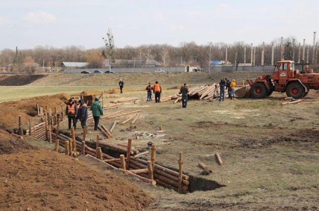 Всього в Харківській області планують побудувати три лінії оборони