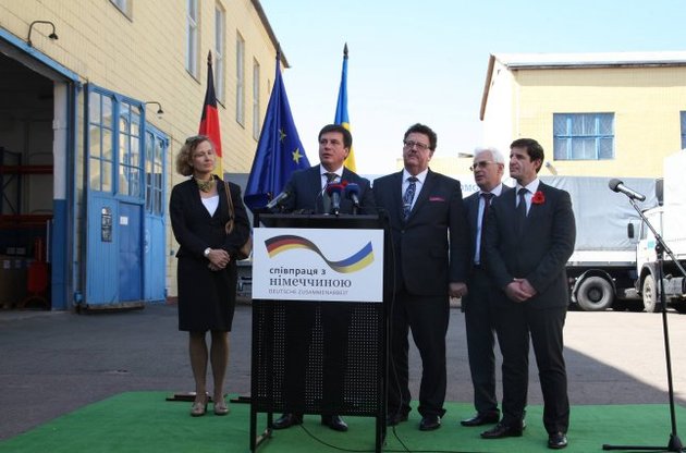 Україна отримала від німецької сторони спецгруз для рятувальників