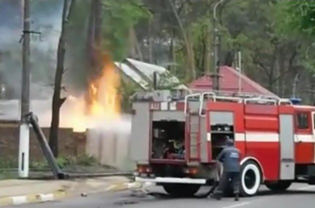 Вибух і пожежа, що налякав місцевих жителів