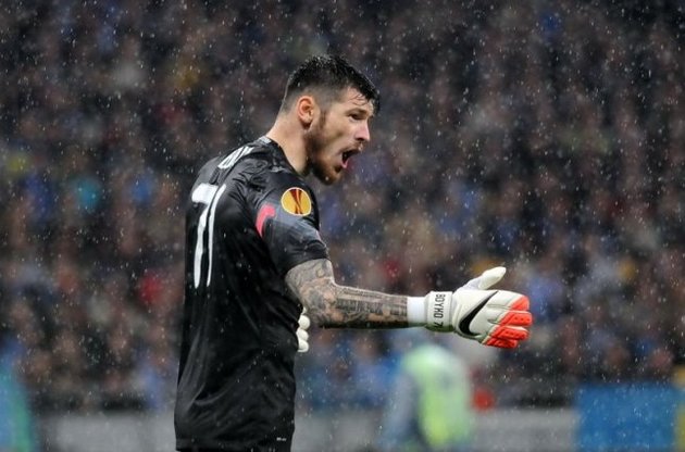 Вратарь Денис Бойко - один из творцов успеха "Днепра"