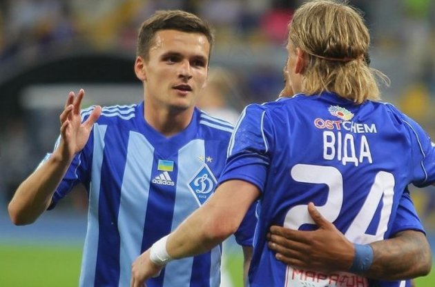 Александр Андриевский (слева) дебютировал за &quot;Динамо&quot;