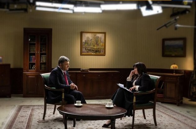 "Рік Порошенко": трансляція інтерв'ю з президентом за підсумками року