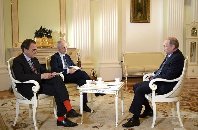 Путін дав інтерв&#039;ю італійській газеті Il Corriere della Sera