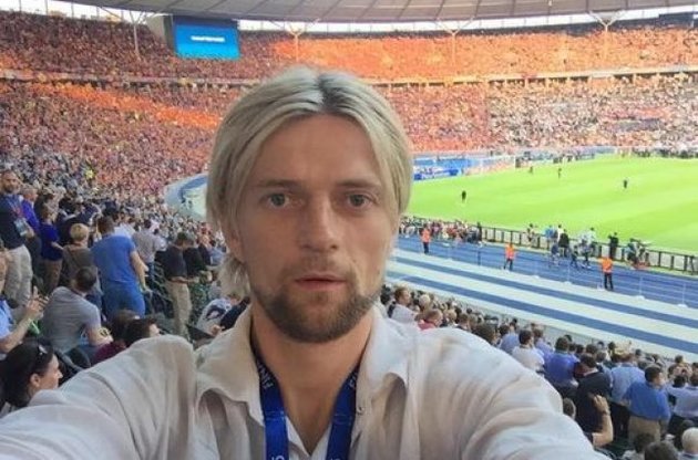 Тимощук був спеціальним гостем на фіналі ЛЧ