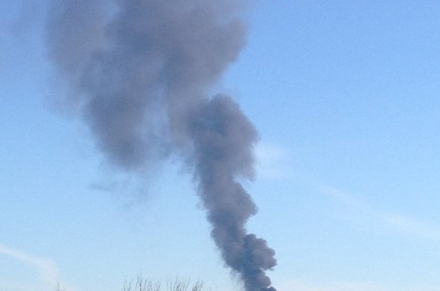 Под Киевом горит нефтебаза