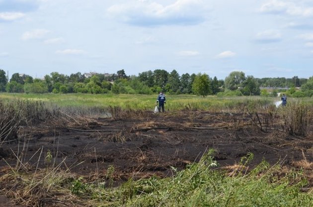 В Киевской области в восьми местах горят торфяники