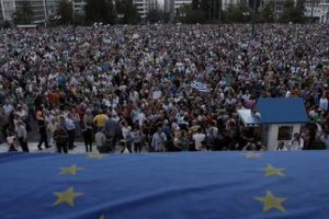 Тисячі греків протестували проти виходу Афін з єврозони