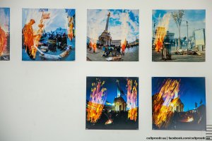 Из Франции в Украину привезли работы художников на тему Майдана
