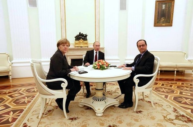 Меркель і Олланд назвали "недостатнім" прогрес по врегулюванню конфлікту в Україні