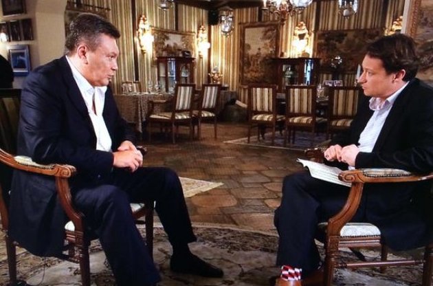 Янукович дав інтерв'ю ВВС