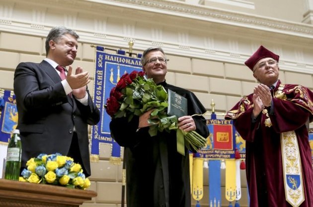 Президент Польщі став почесним доктором Львівського університету