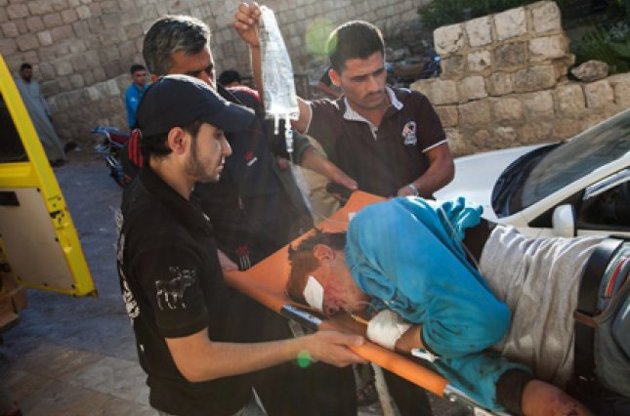 Теракт произошел во время наступления исламистов на позиции правительственных сил в Алеппо