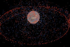 Створено карту руху об'єктів на навколоземній орбіті в реальному часі