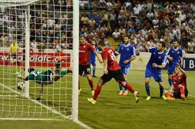 Антонов забил один из двух голов &quot;Габалы&quot;