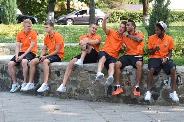 Перед матчем &quot;Шахтер&quot; прогулялся по Луцку