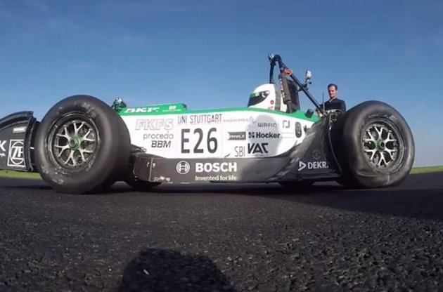 Электромобиль от  студентов университета Штутгарта