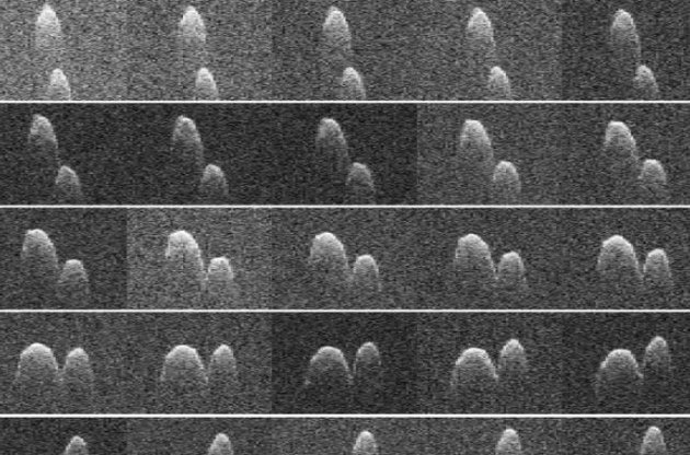 Астрономы NASA сняли полет "слипшегося" астероида