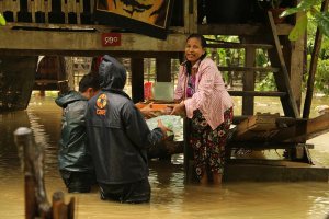 Разрушительное наводнение в Мьянме затронуло 210 тысяч человек